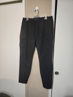 Abercrombie & Fitch Womes Black Cargo Joggers